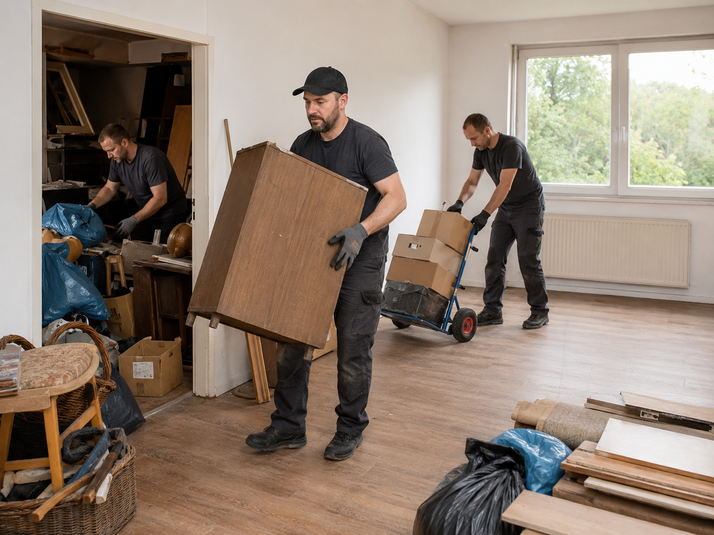 Professionelle Entrümpelung von Räumen